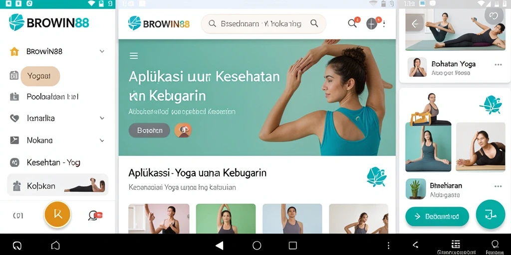 Antarmuka aplikasi BROWIN88 yang menarik dan fungsional