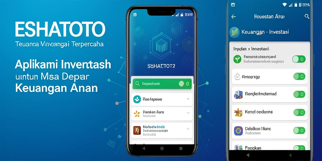 Tampilan antarmuka ESHATOTO yang menarik dan fungsional untuk investasi.