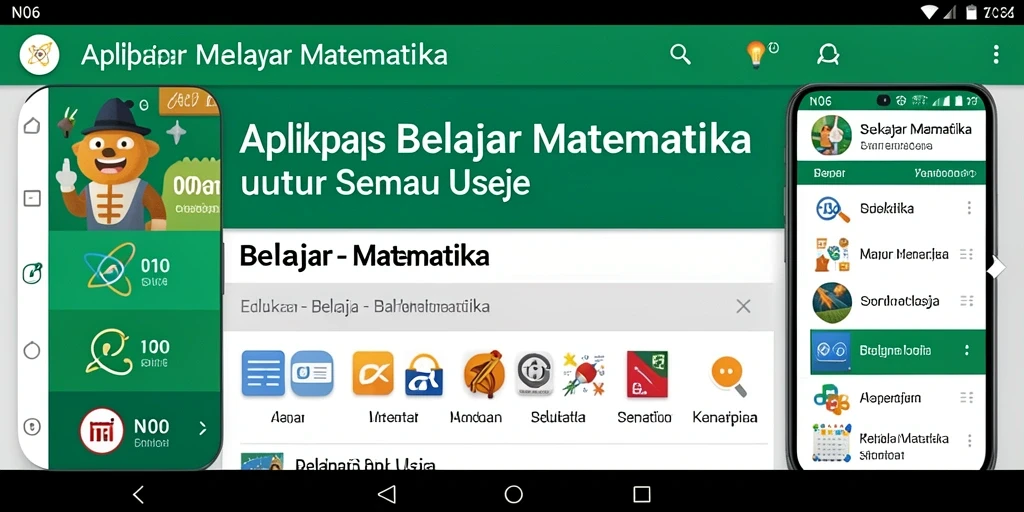Tampilan antarmuka aplikasi N06 yang interaktif dan menarik.